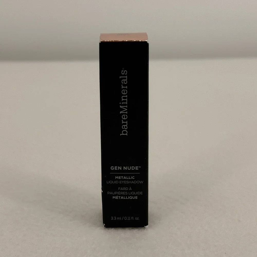 BareMinerals Gen Nude Metallic Liquid Eyeshadow Pink Opal 3.3ml 0.11oz NIB